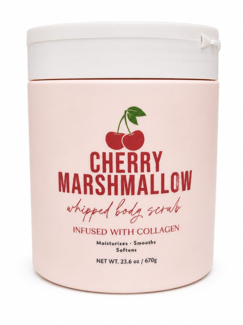 Cherry Marshmallow Collagen Whipped Body Scrub 23.6 oz
